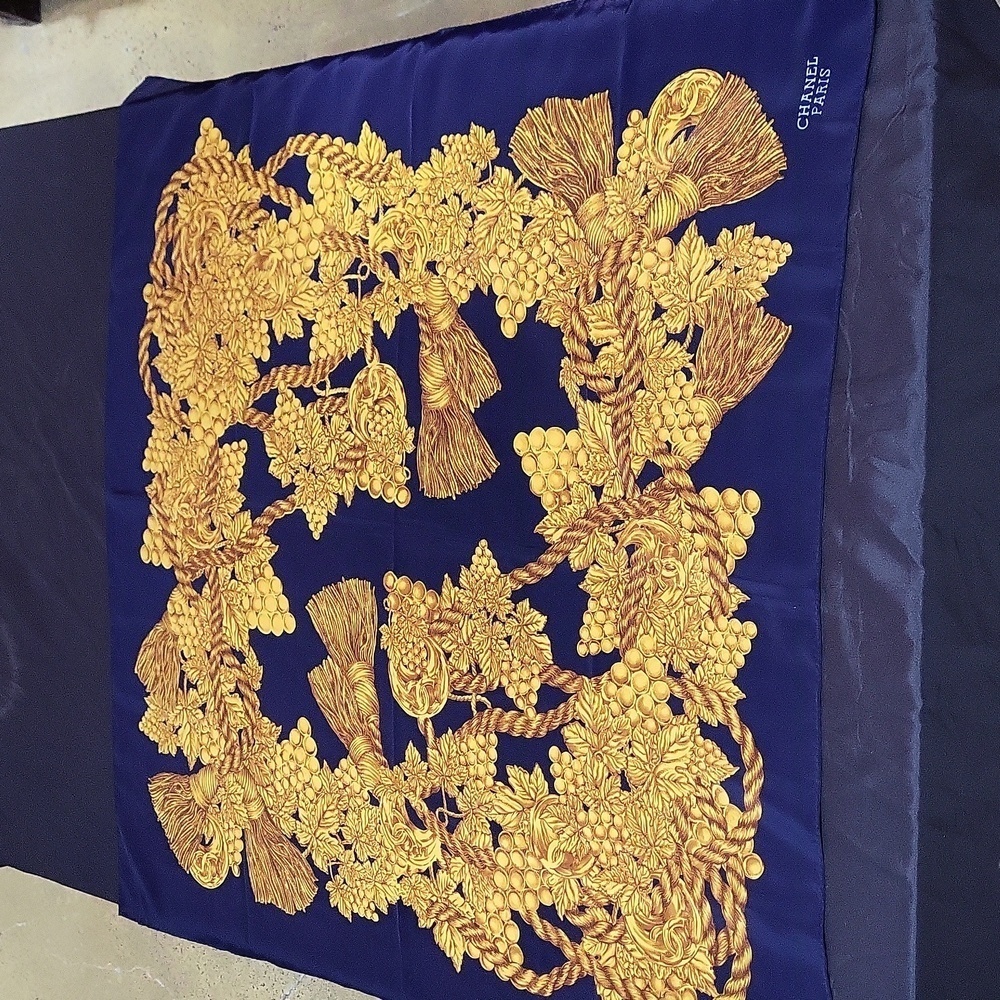 Chanel Rare Square Silk Scarf